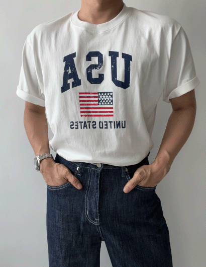 USA 빈티지 티셔츠